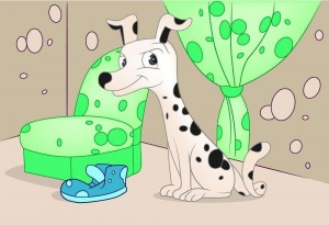 Dalmatian Dog - Cartoon