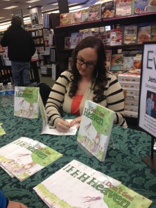 Jen Adan signing books