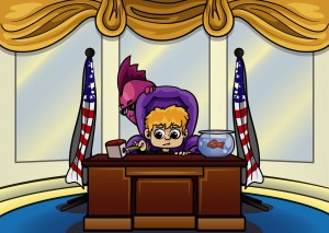 Billy and Monster Meet the President